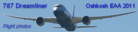 787 Dreamliner webpage